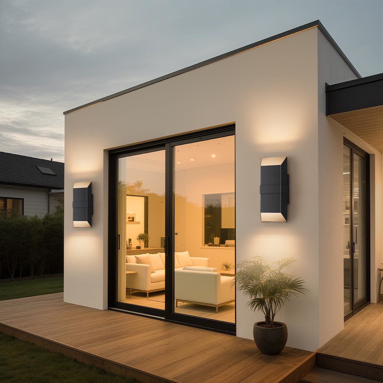 Outdoor LED Wall Sconce Light Fixture