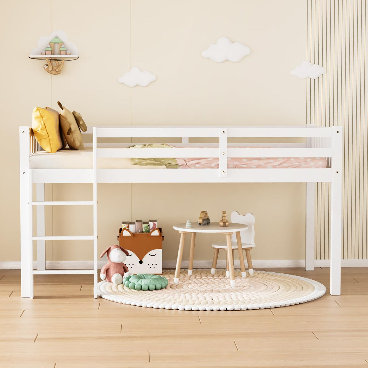 Twin Low Loft Bed