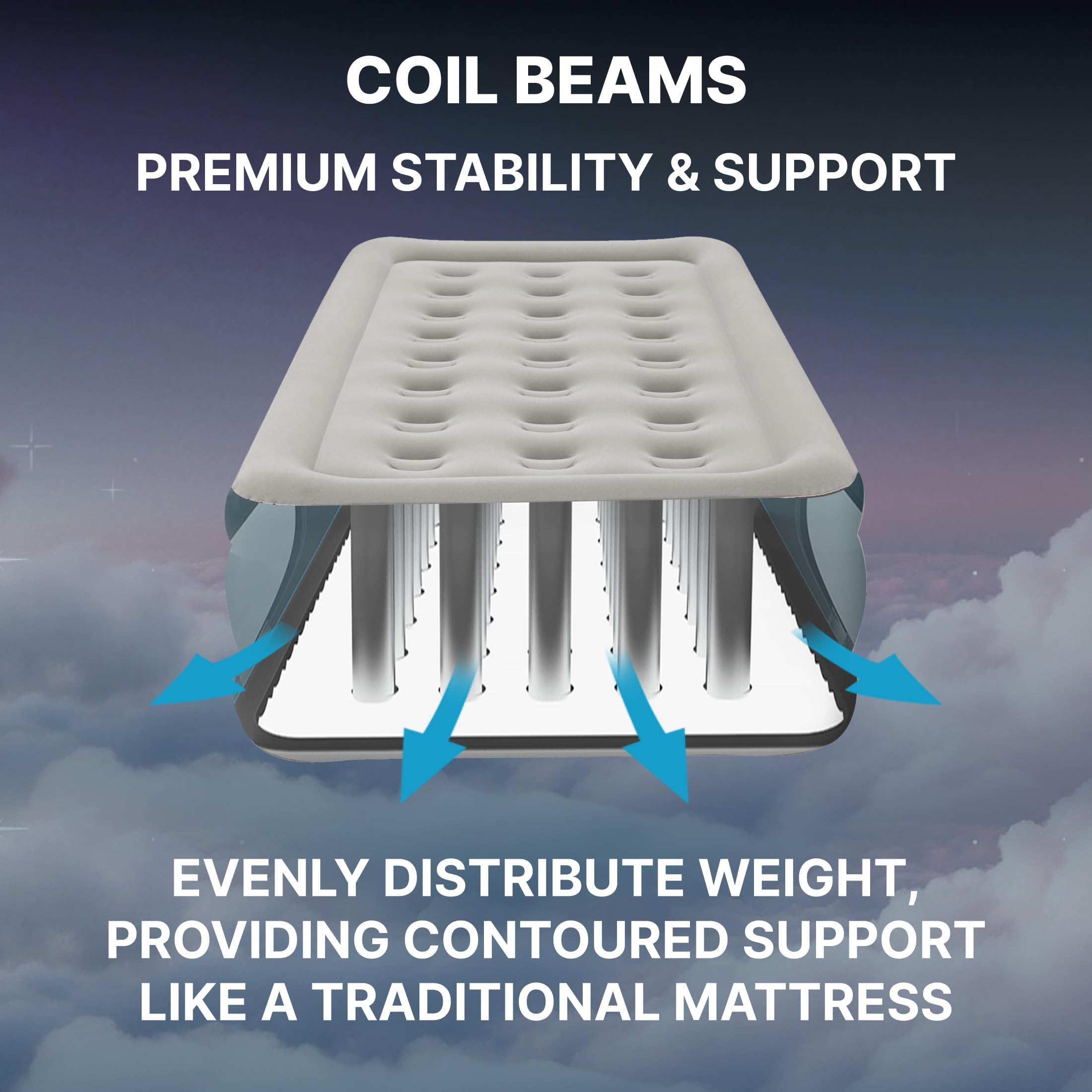 Luxury Air Mattress with Built-In Pump