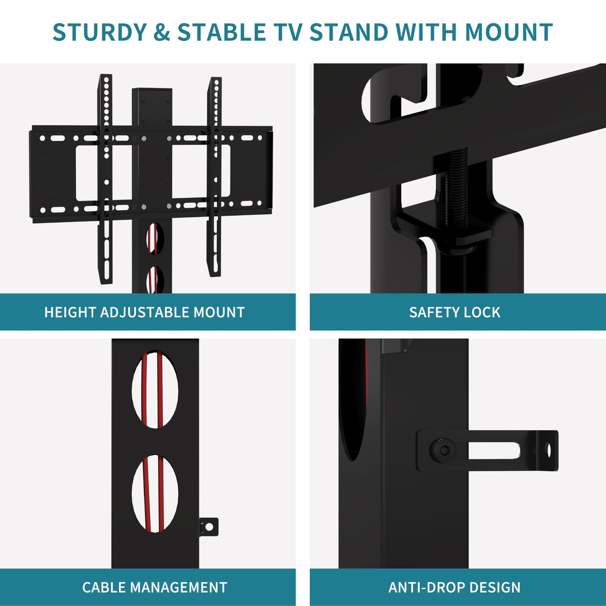 TV Stand with Mount and Storage