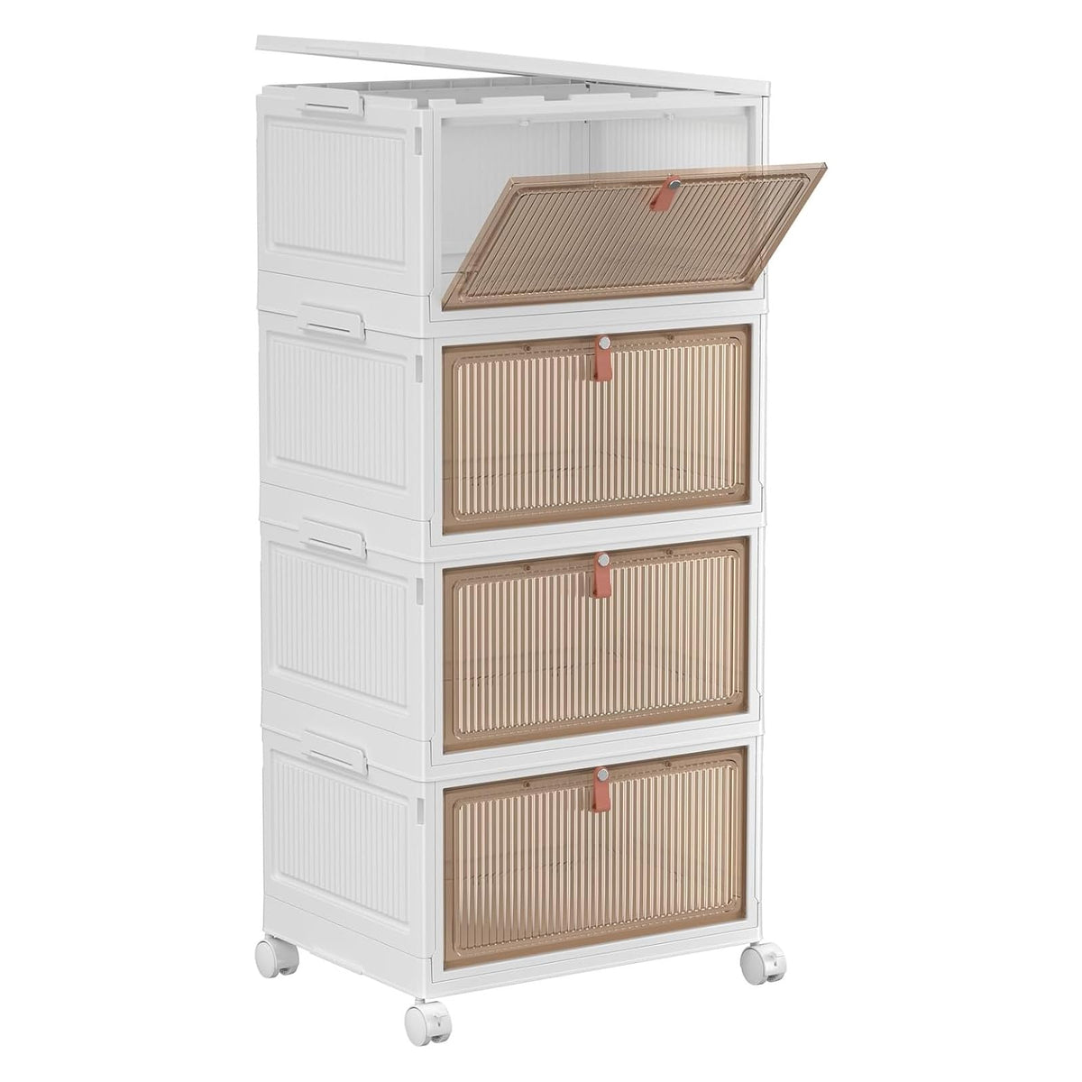 4-Tier Stackable Storage Bins