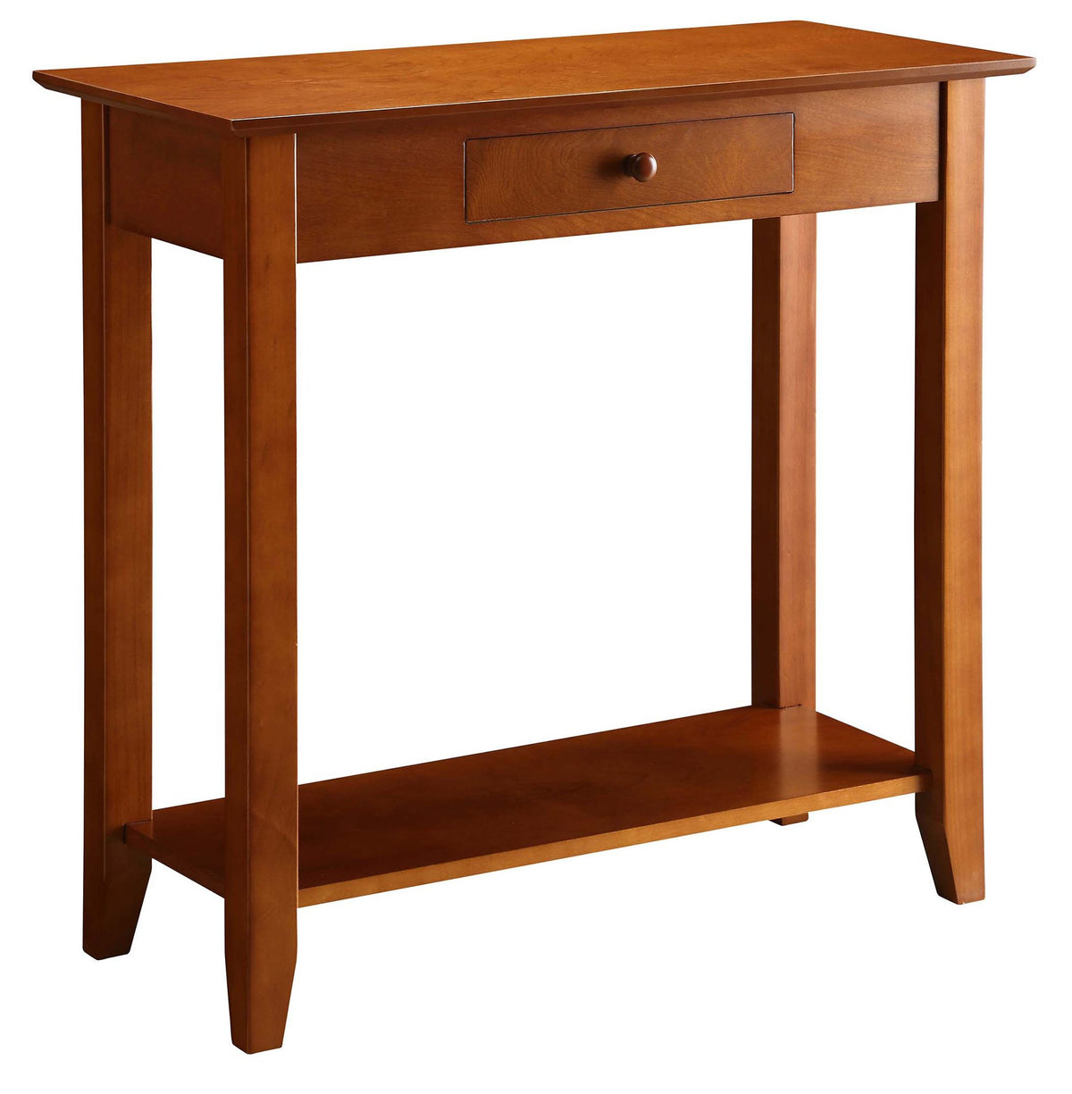 Cherry Console Table with Drawer