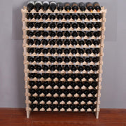 Freestanding Wooden Wine Rack