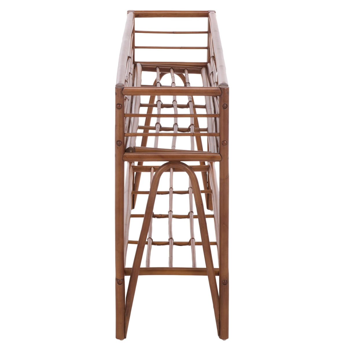 SAFAVIEH Julep Large Plant Stand Console, 47.2" Natural Brown STG6510A
