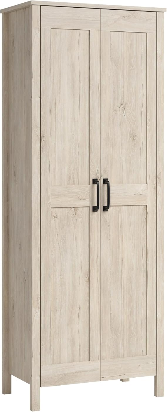 Two-Door Storage Cabinet with Adjustable Shelves