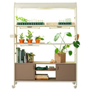 Vego Garden 4 Tier Pro Rolling Metal Corner Plant Stand Indoor