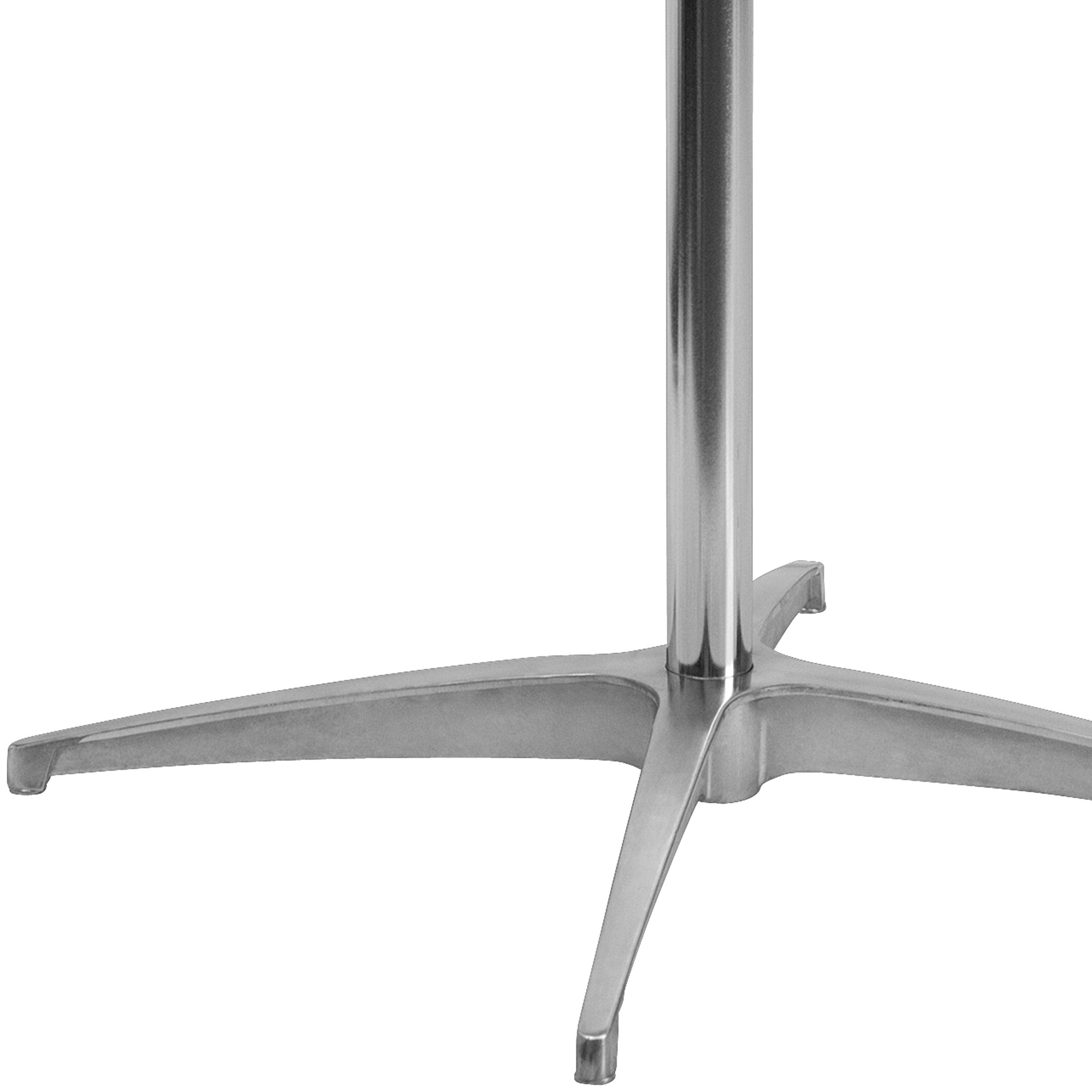 30" Round Adjustable Height Cocktail Table – Natural Birchwood