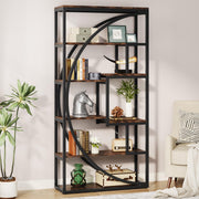 Geometric Open Shelf Bookcase