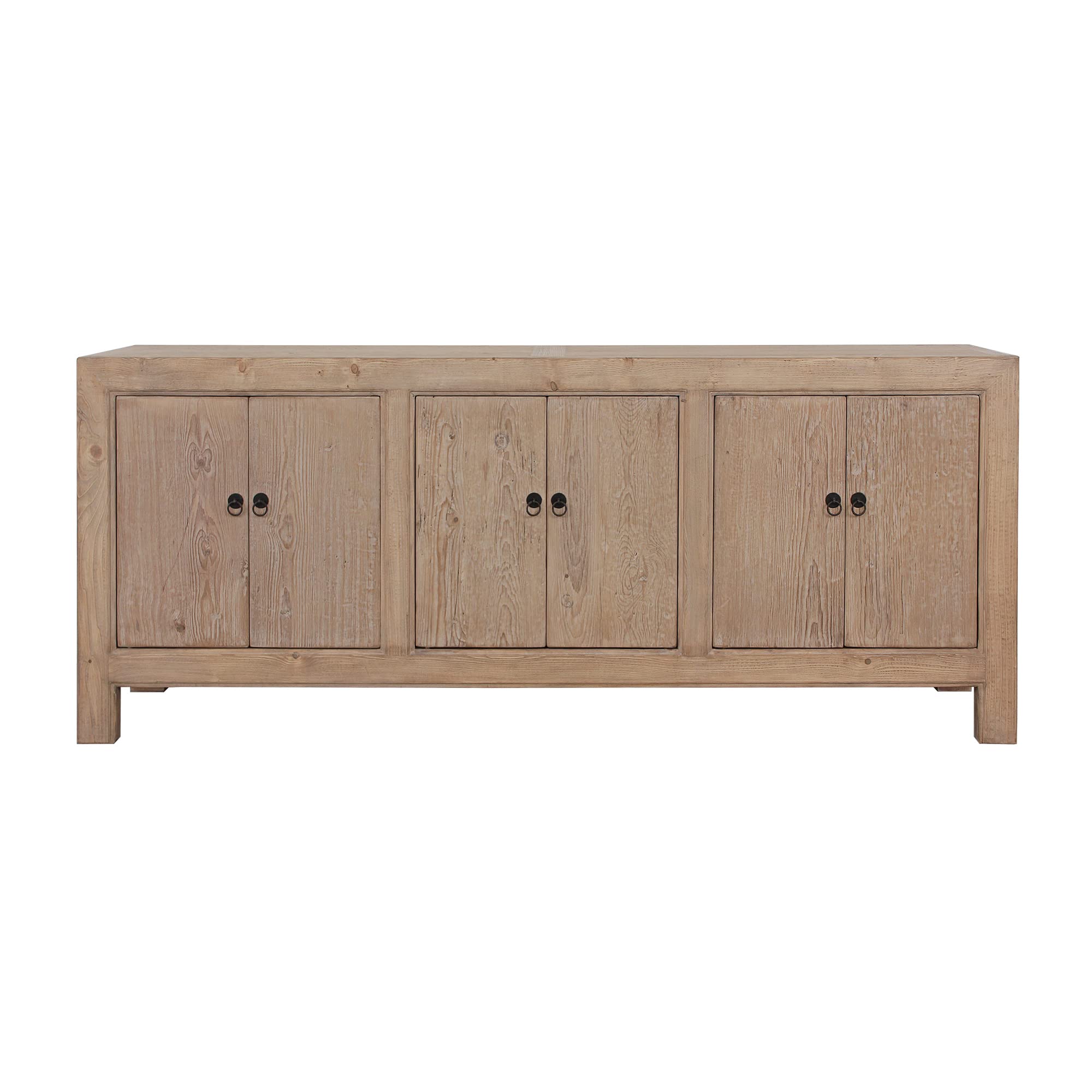 Artissance Home Reclaimed Wood Sideboard Buffet Cabinet with Storage – Rustic Buffet Sideboard Cabinet with 6 Drawers, Natural Wood Finish, 35.5” Tall for Dining Room, Living Room & Entryway