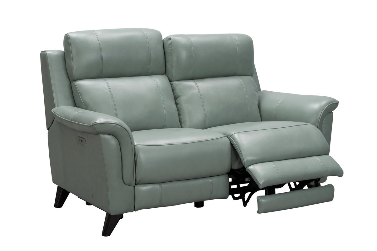 Leather Power Reclining Loveseat