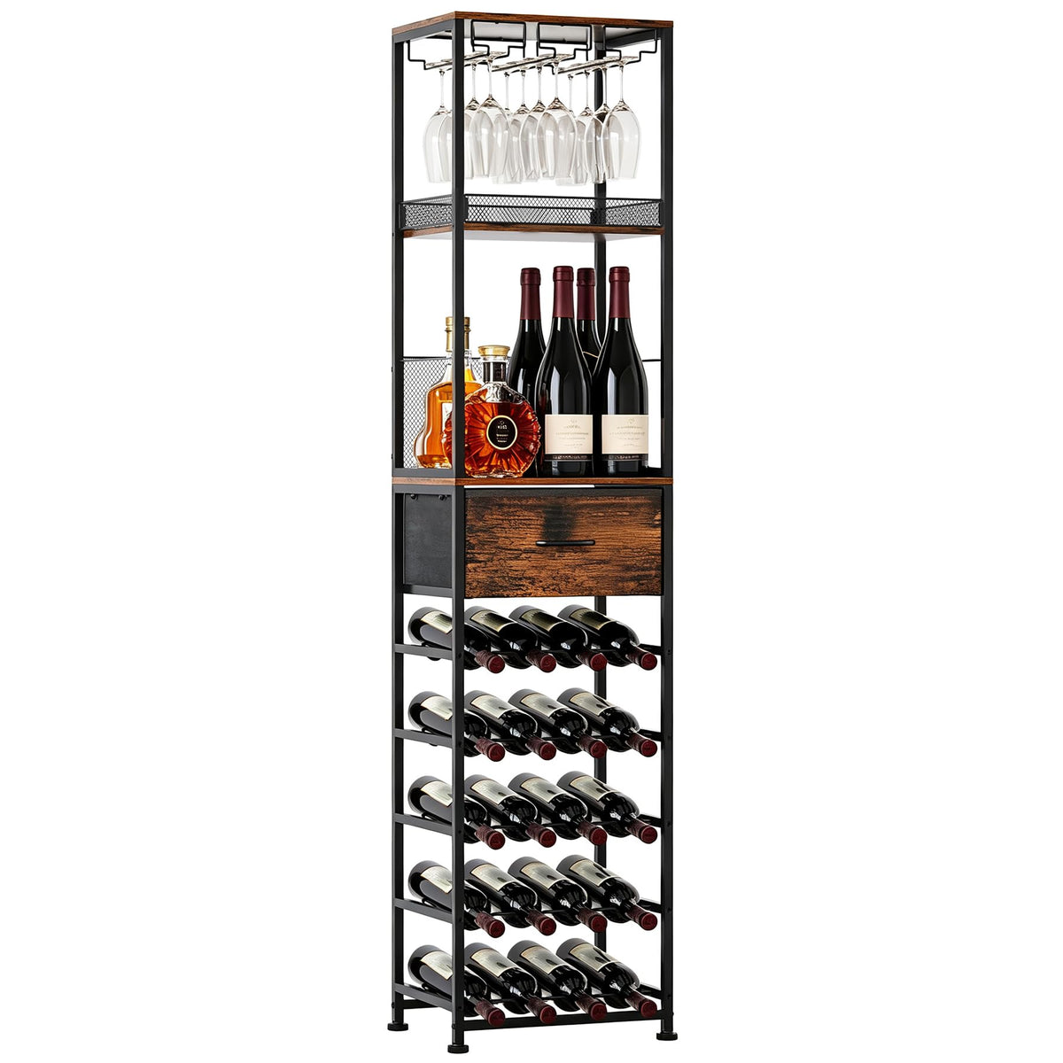 7-Tier Freestanding Wine Rack