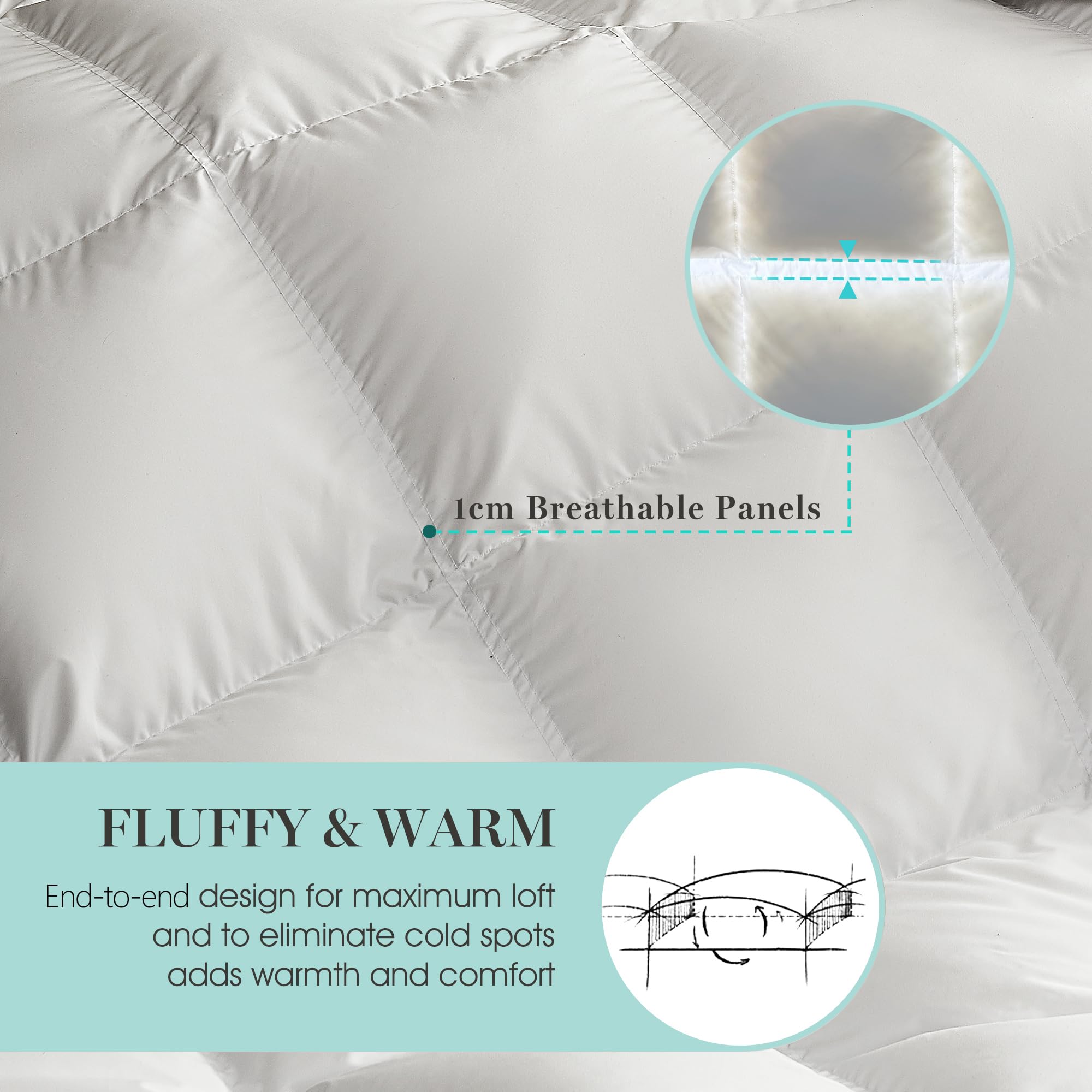 Goose Down Fiber Comforter