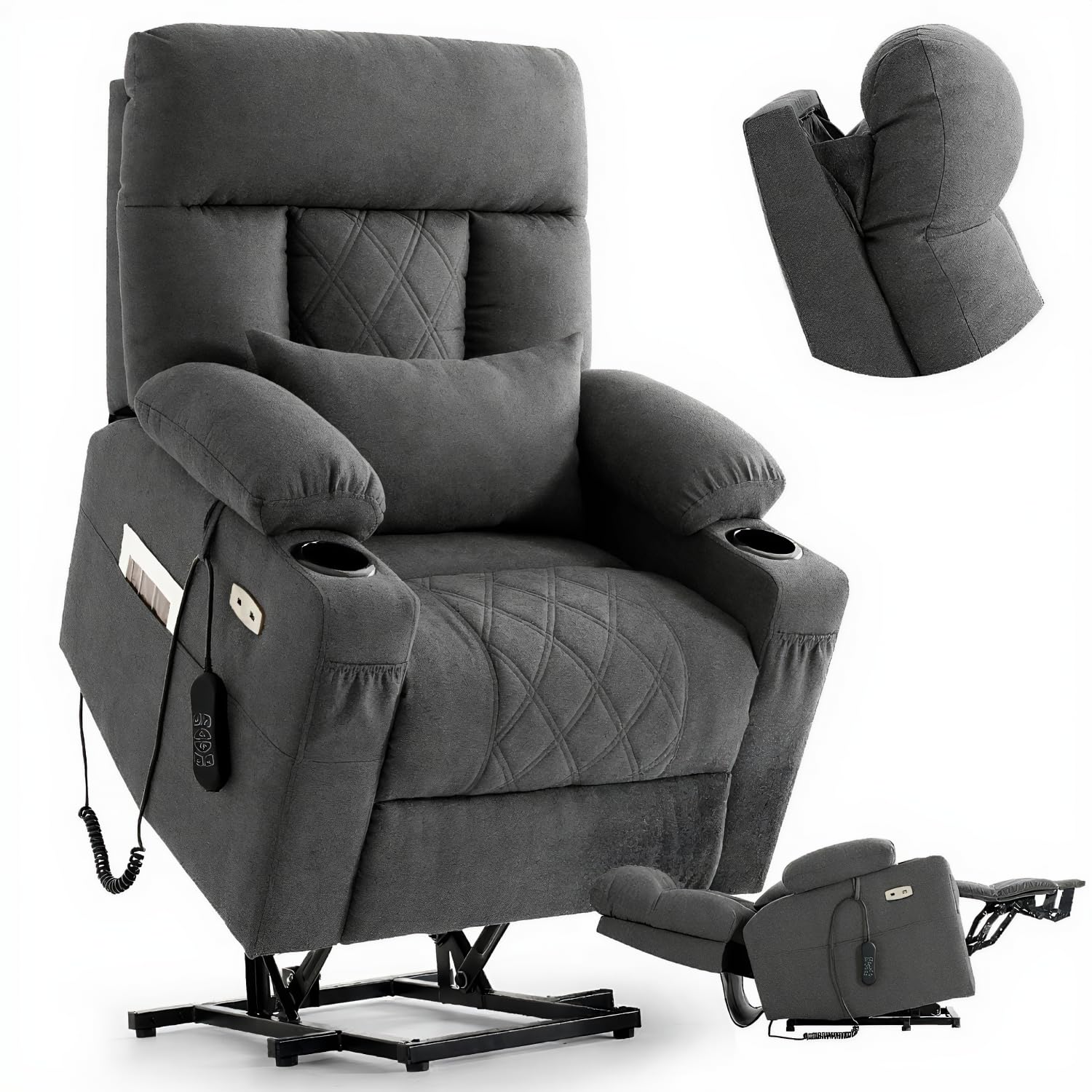 Triple Motor Power Lift Recliner Chair