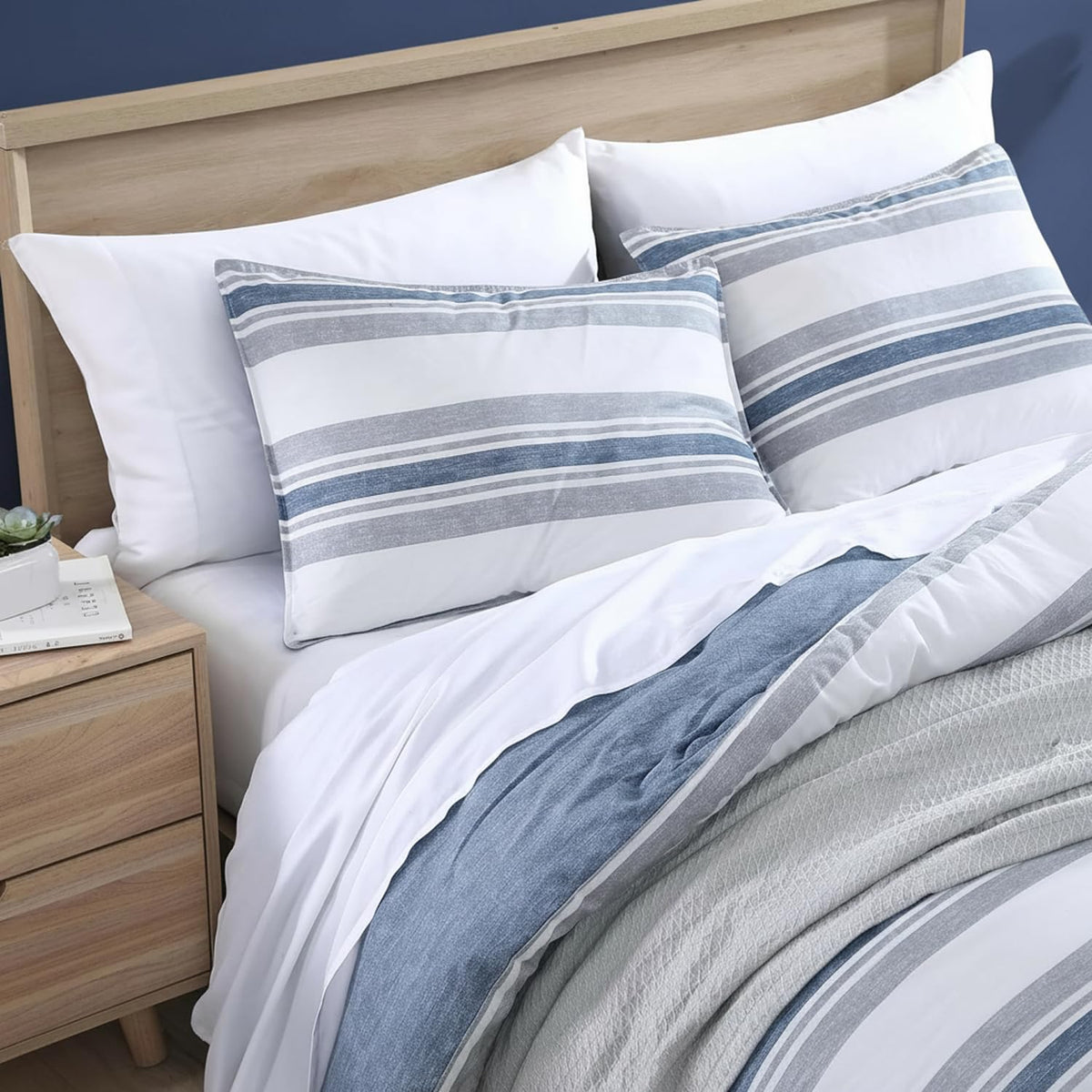 Reversible Cotton Comforter Set