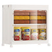 RVTENRIO 190QT Large Stackable Storage Bins with Lid and Wheels