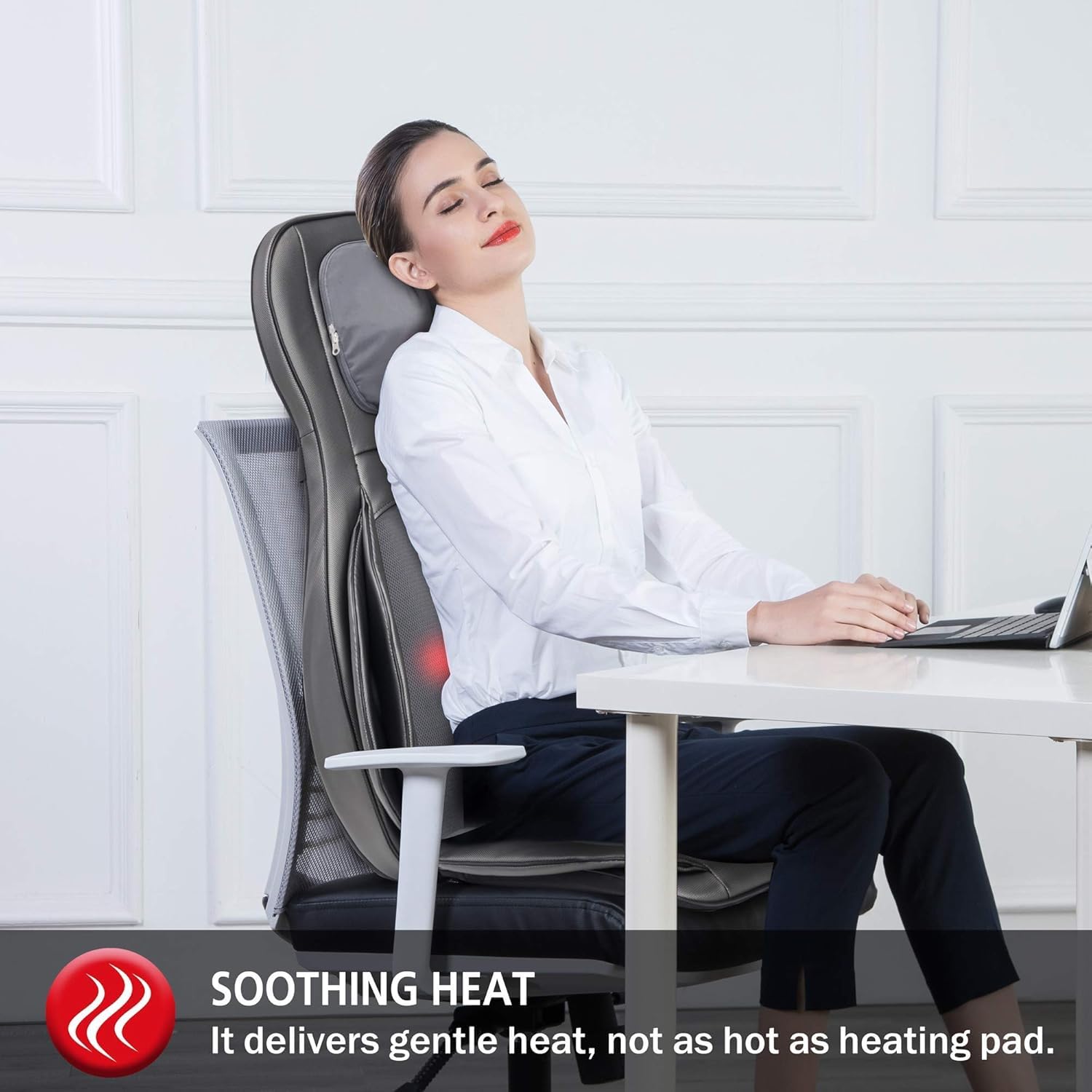 Shiatsu Neck & Back Massage Chair Pad