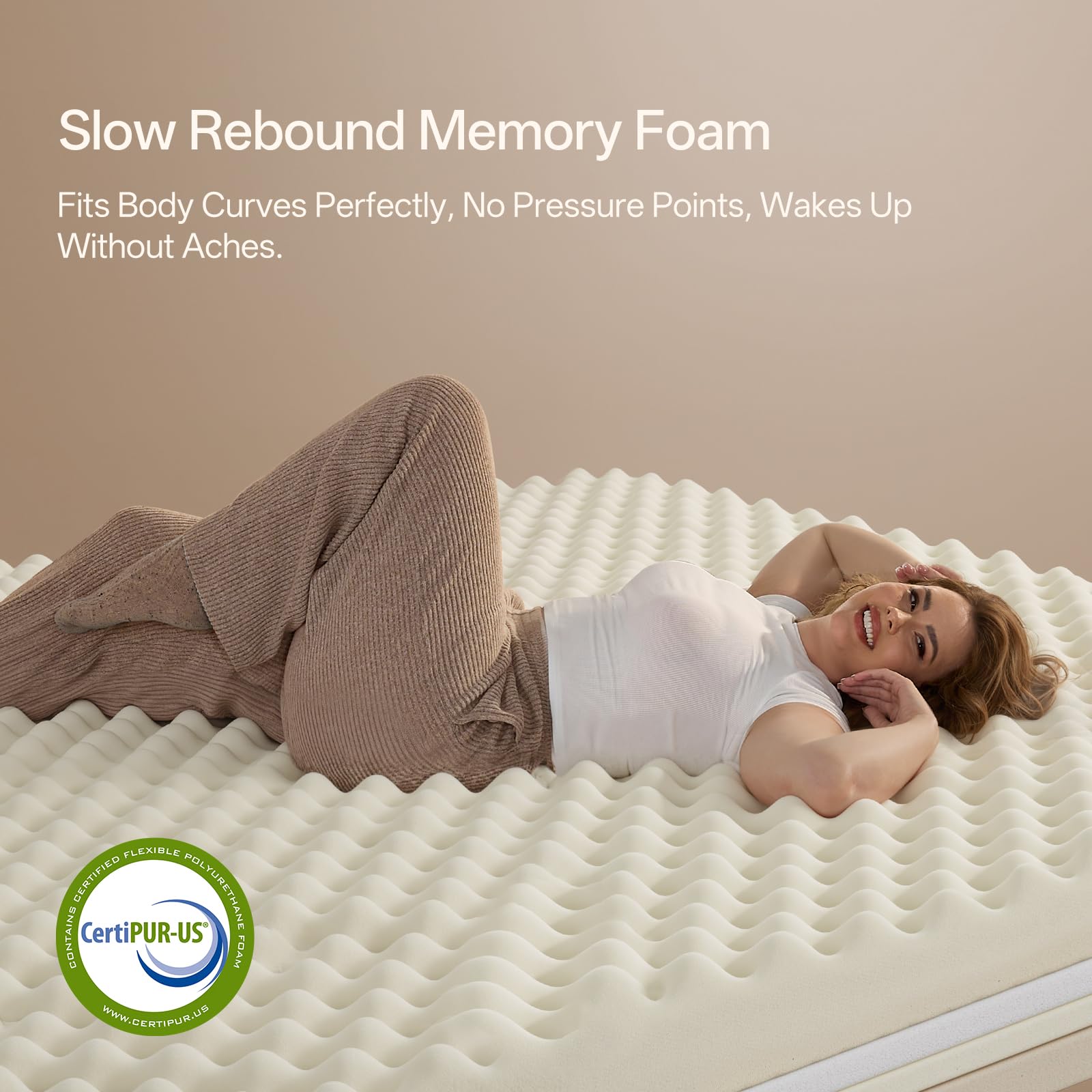 QUILTZEN Queen Mattress 12 Inch, Medium Plush Hybrid Queen Size Mattress with Memory Foam & Individually Wrapped Pocket Coils, Pressure-Relieving Support & Motion-Reducing Design