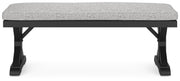 Outdoor Bench with Cushion