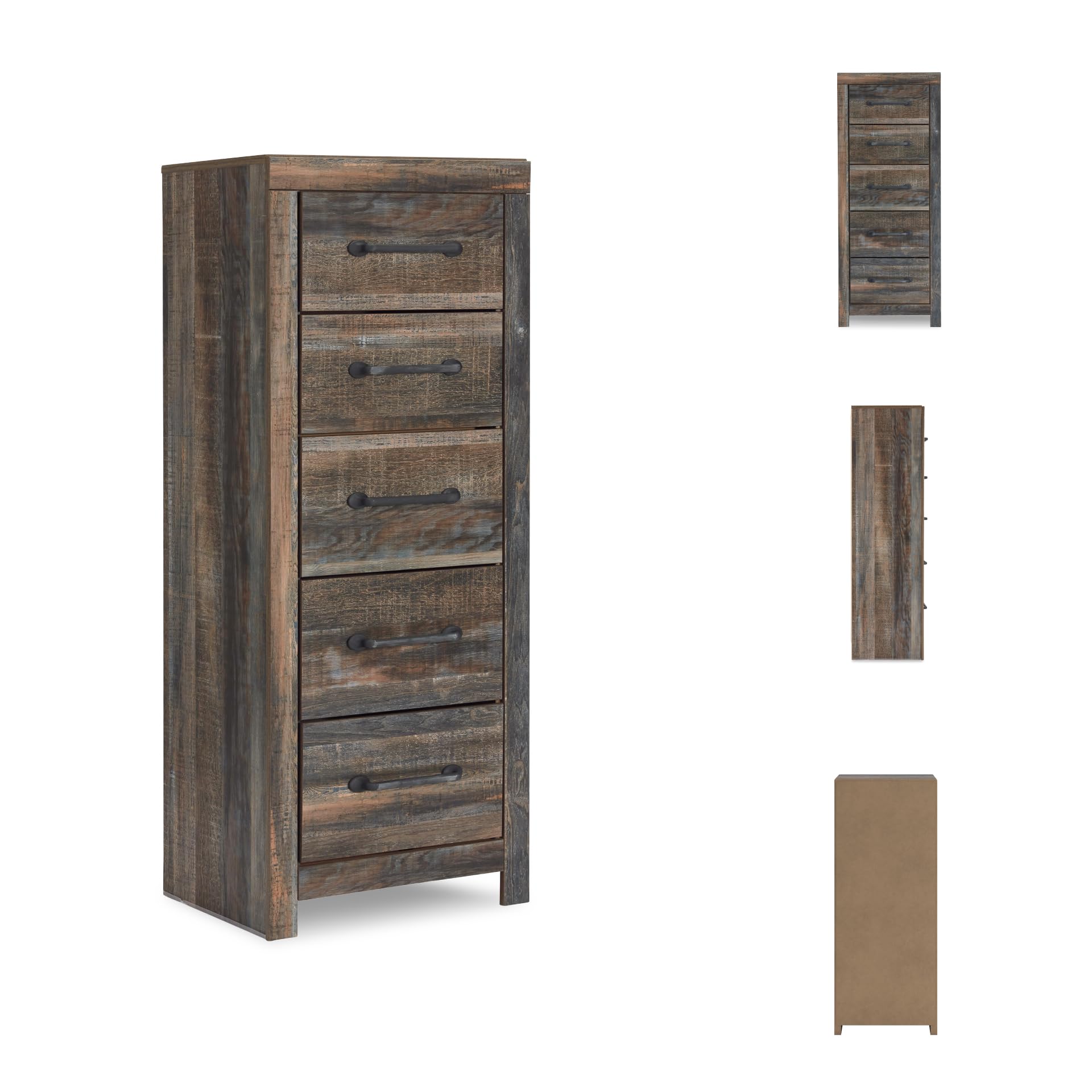 Signature Design Drystan Multi Wood Narrow Chest by Ashley