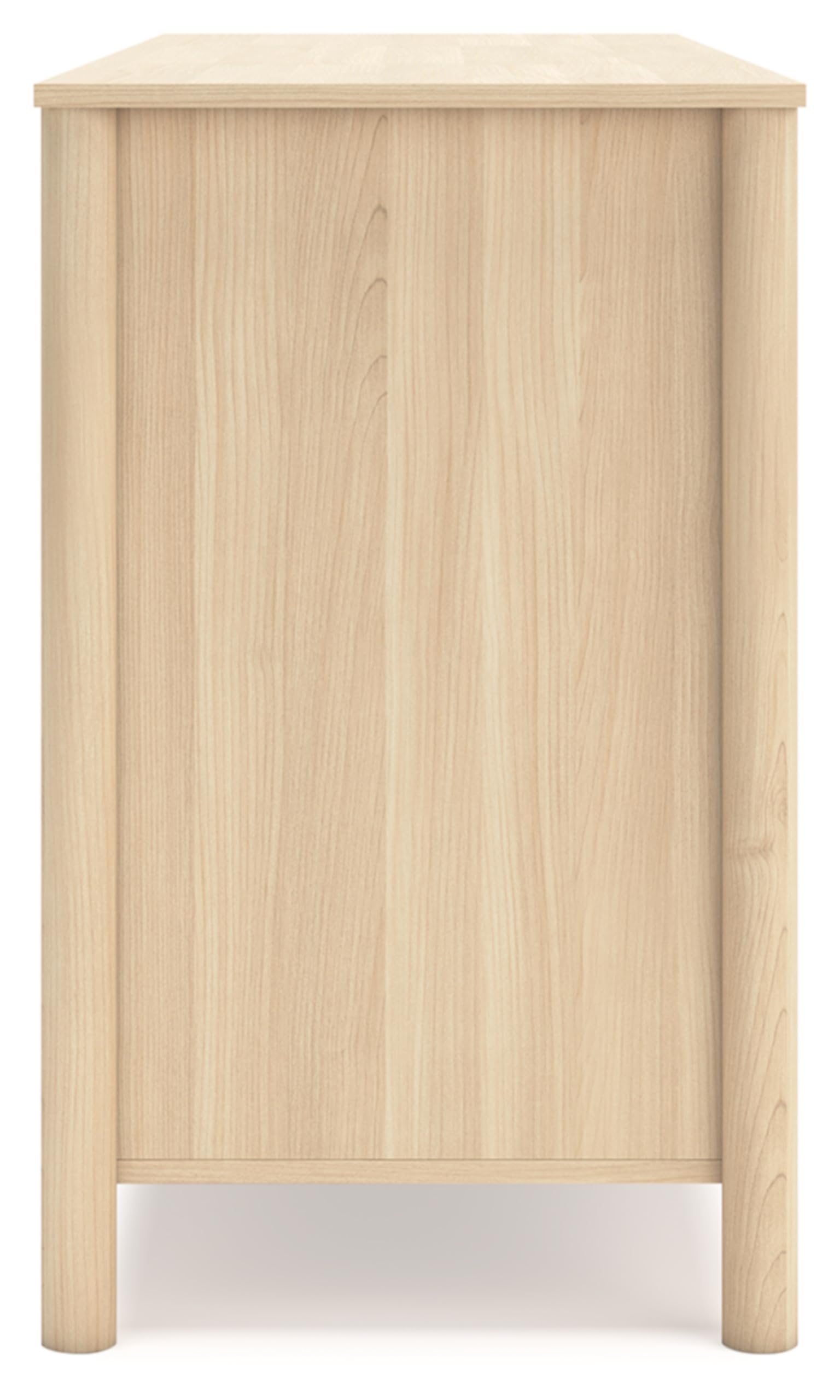 Signature Design by Ashley Cabinella Casual Dresser with 6 Smooth-Gliding Drawers, Meets ASTM International Safety Standards, Light Brown Finish, 61.57' W