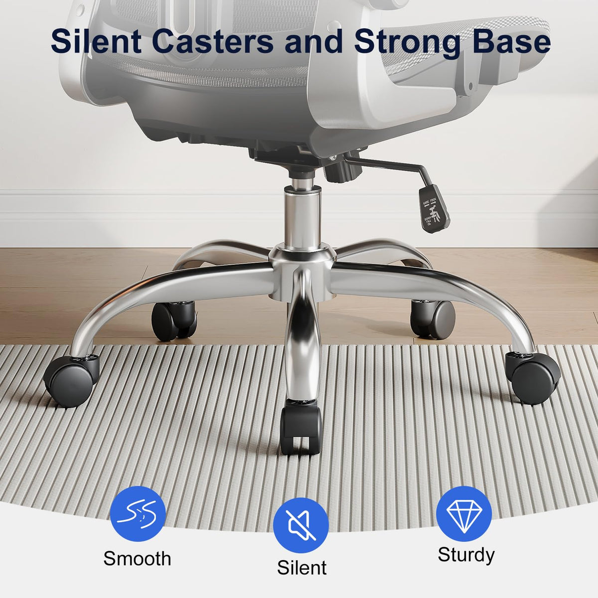 Mesh Office Chair with 3D Arms