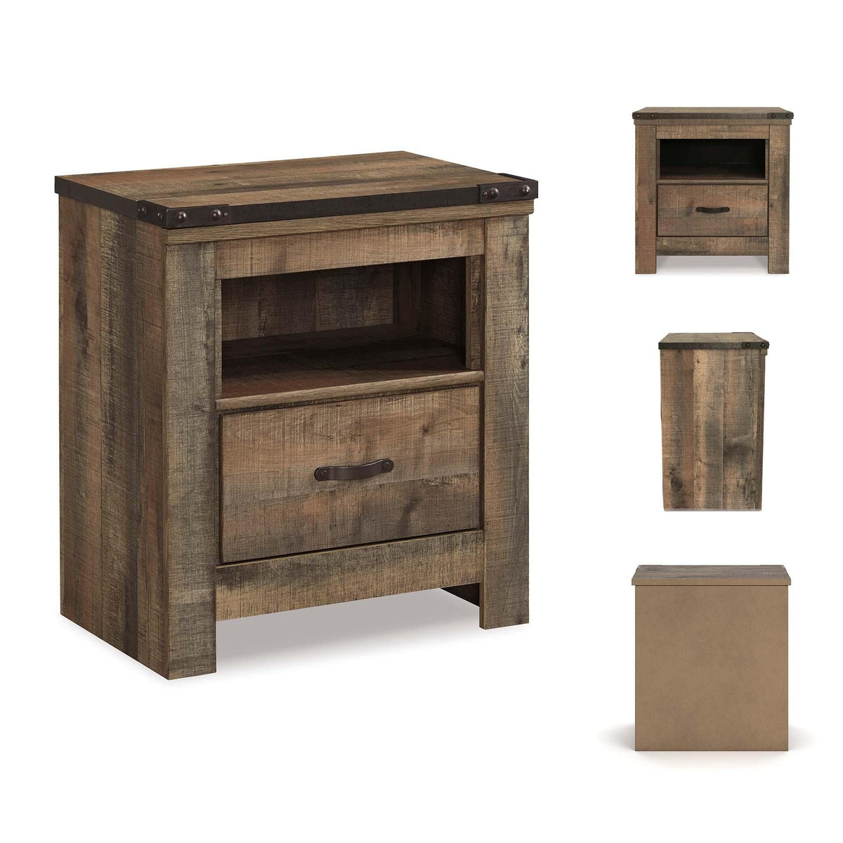 Nightstand with USB Charging