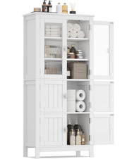 White Bathroom Storage Cabinet