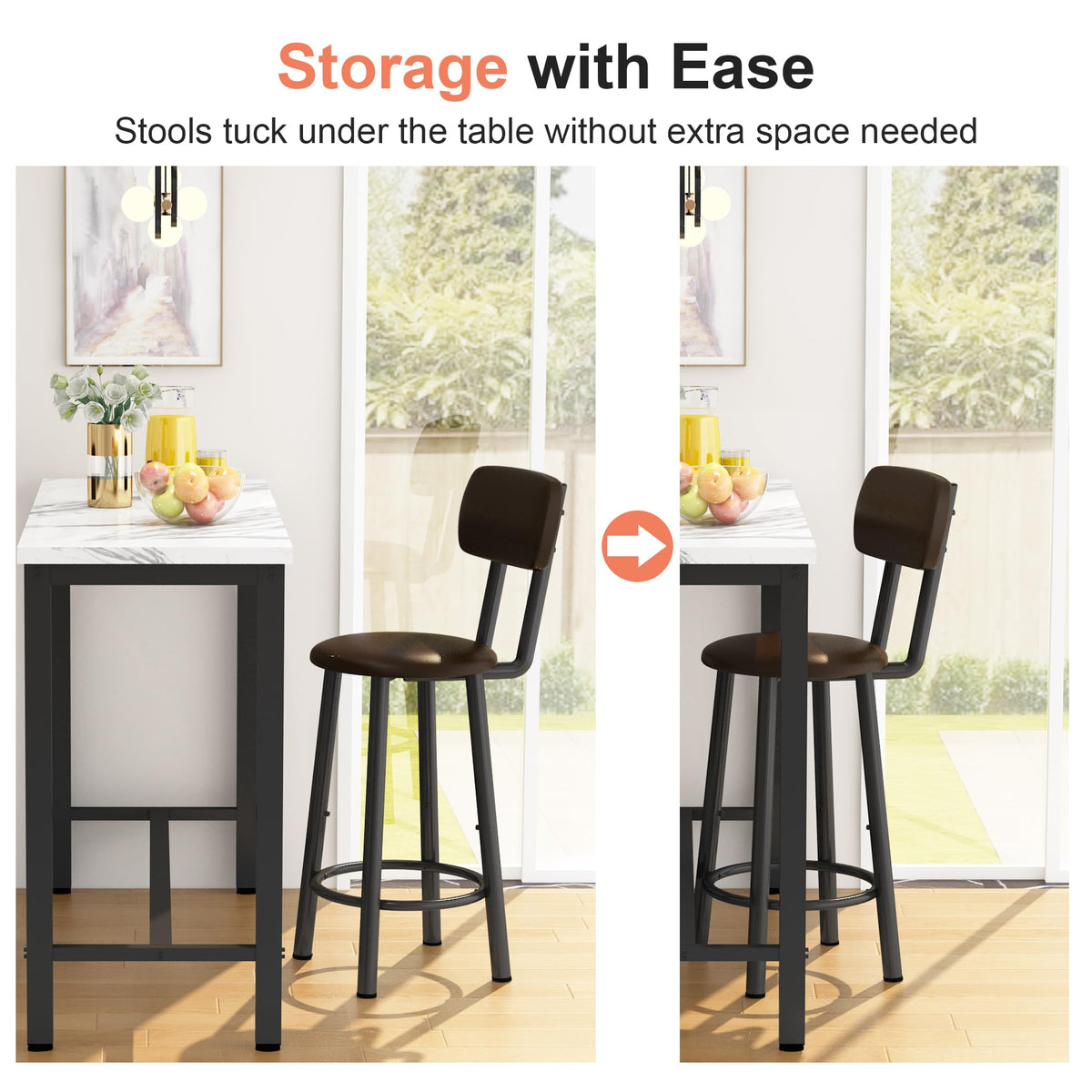 3-Piece Bar Table Set