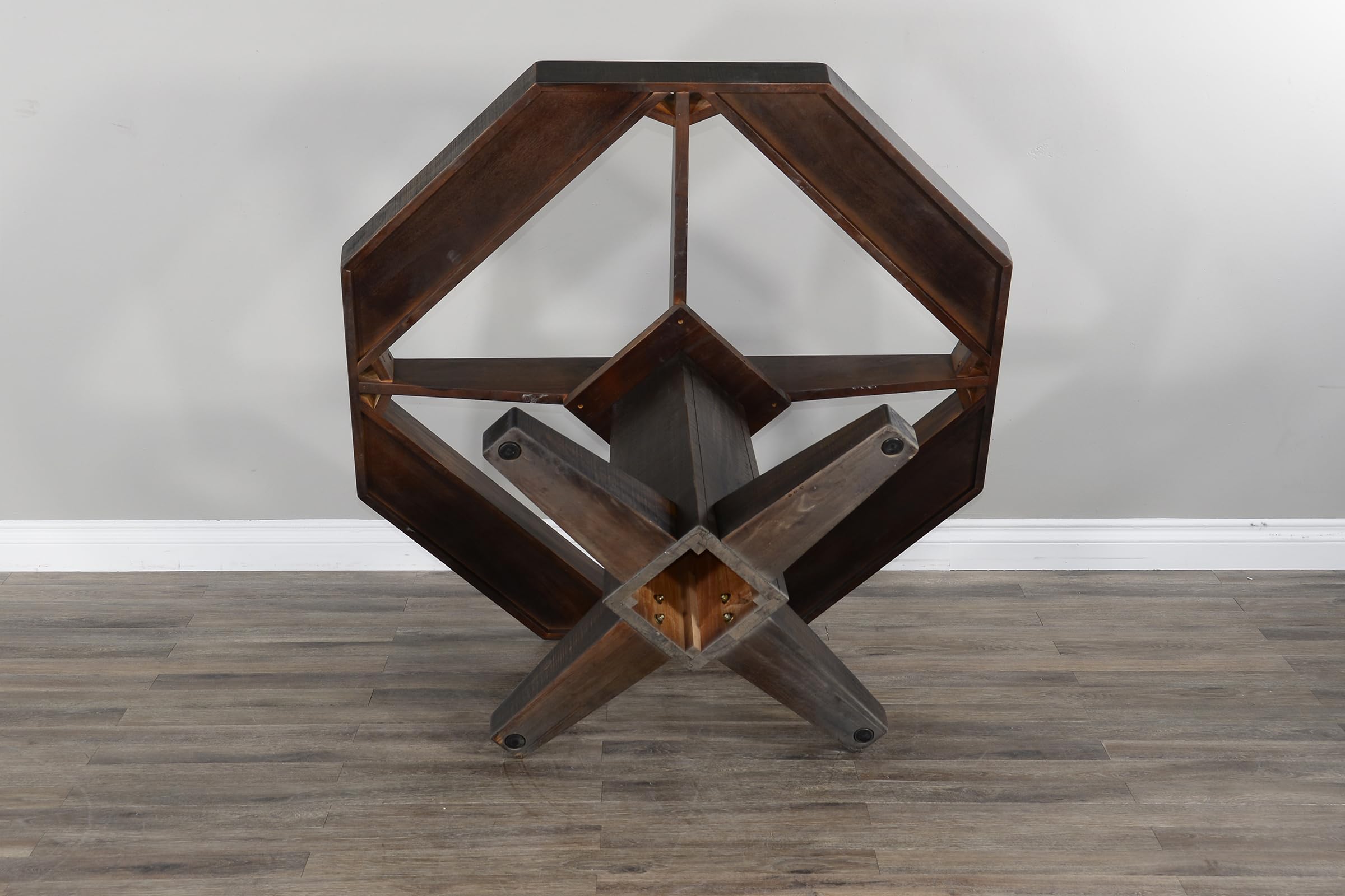Empire USA Blaze Poker Game & Dining Table (Smokehouse Finish Table)