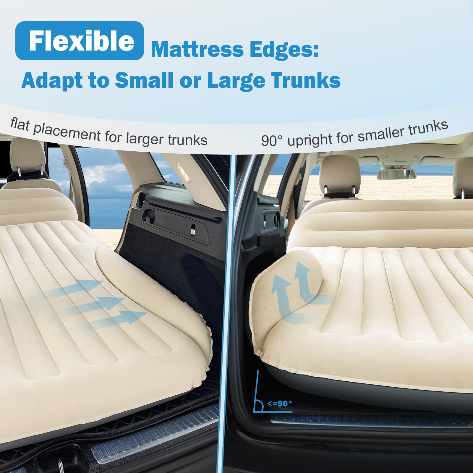 SUV Car Air Mattress with Accessories