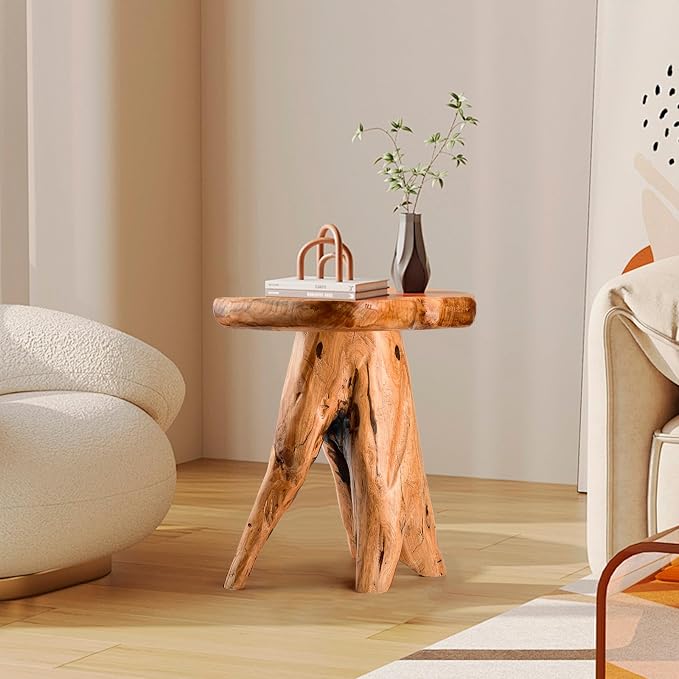Live Edge Cedar Side Table