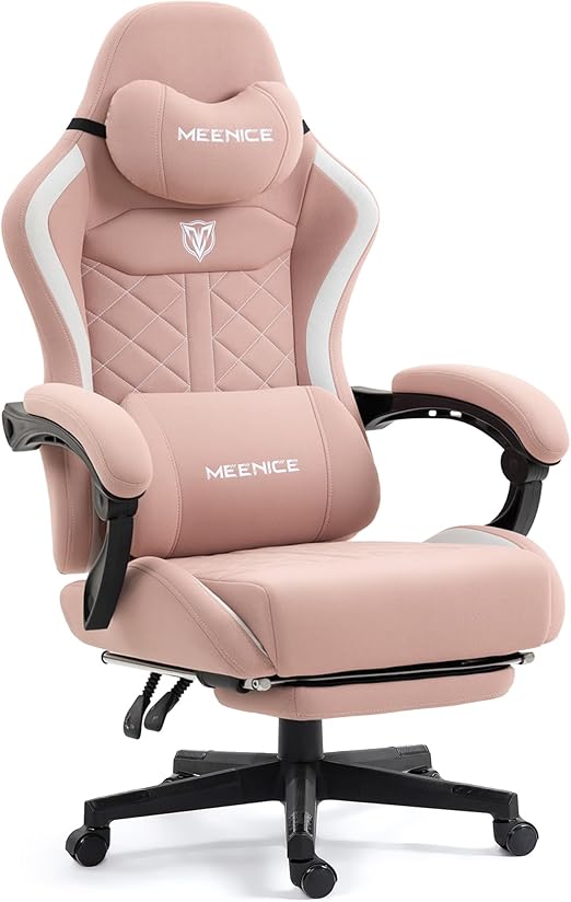 Oversized Gaming Chair with Pocket Spring Cushion & Massage Lumbar