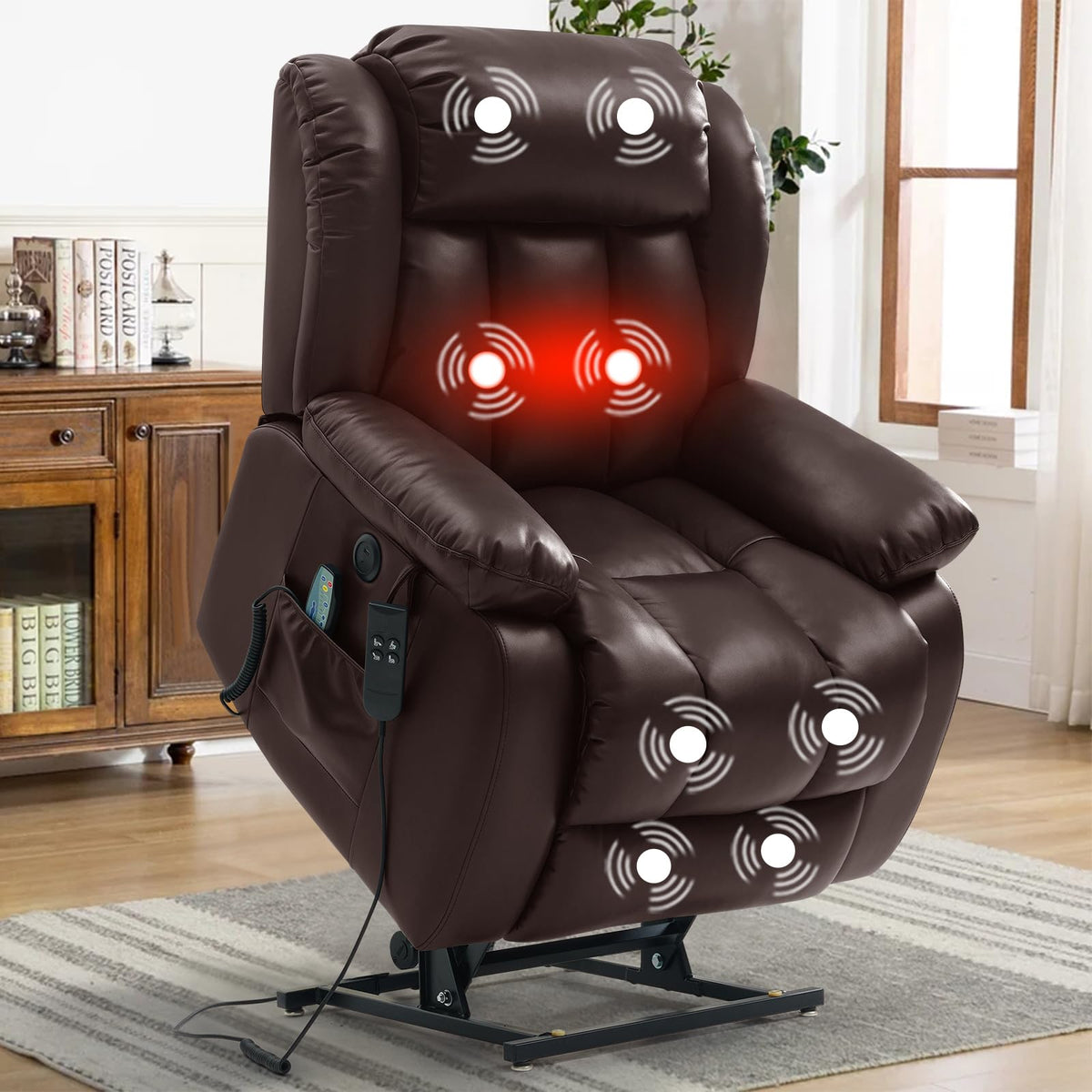 MEROUS Dual Motor Power Lift Recliner Chair for Elderly Infinite Position