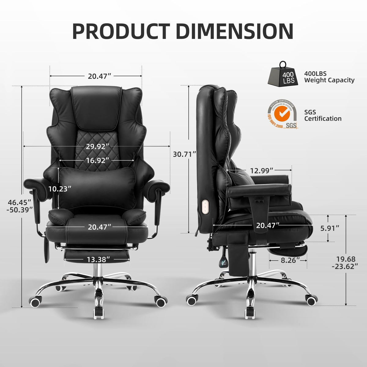 Heated Massage Office Chair