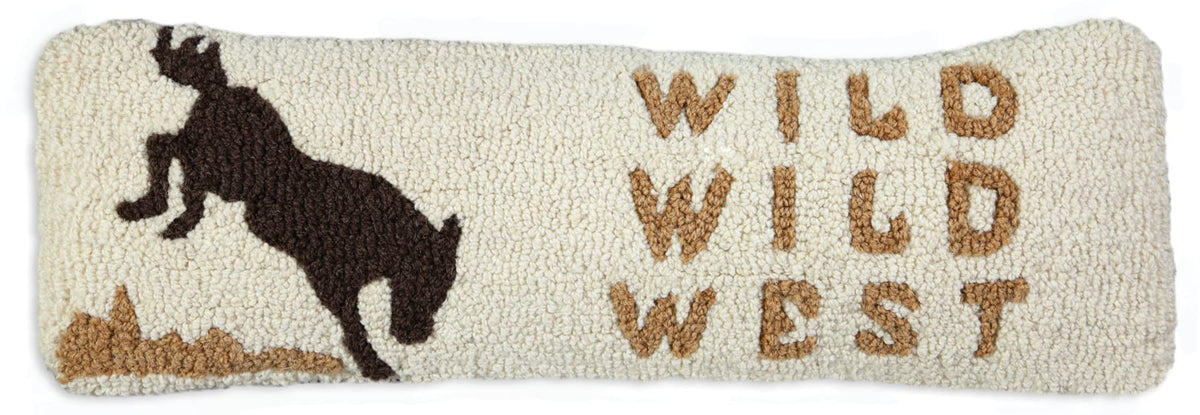 Chandler 4 Corners Wild Wild West Hand-Hooked Decorative Wool Pillow