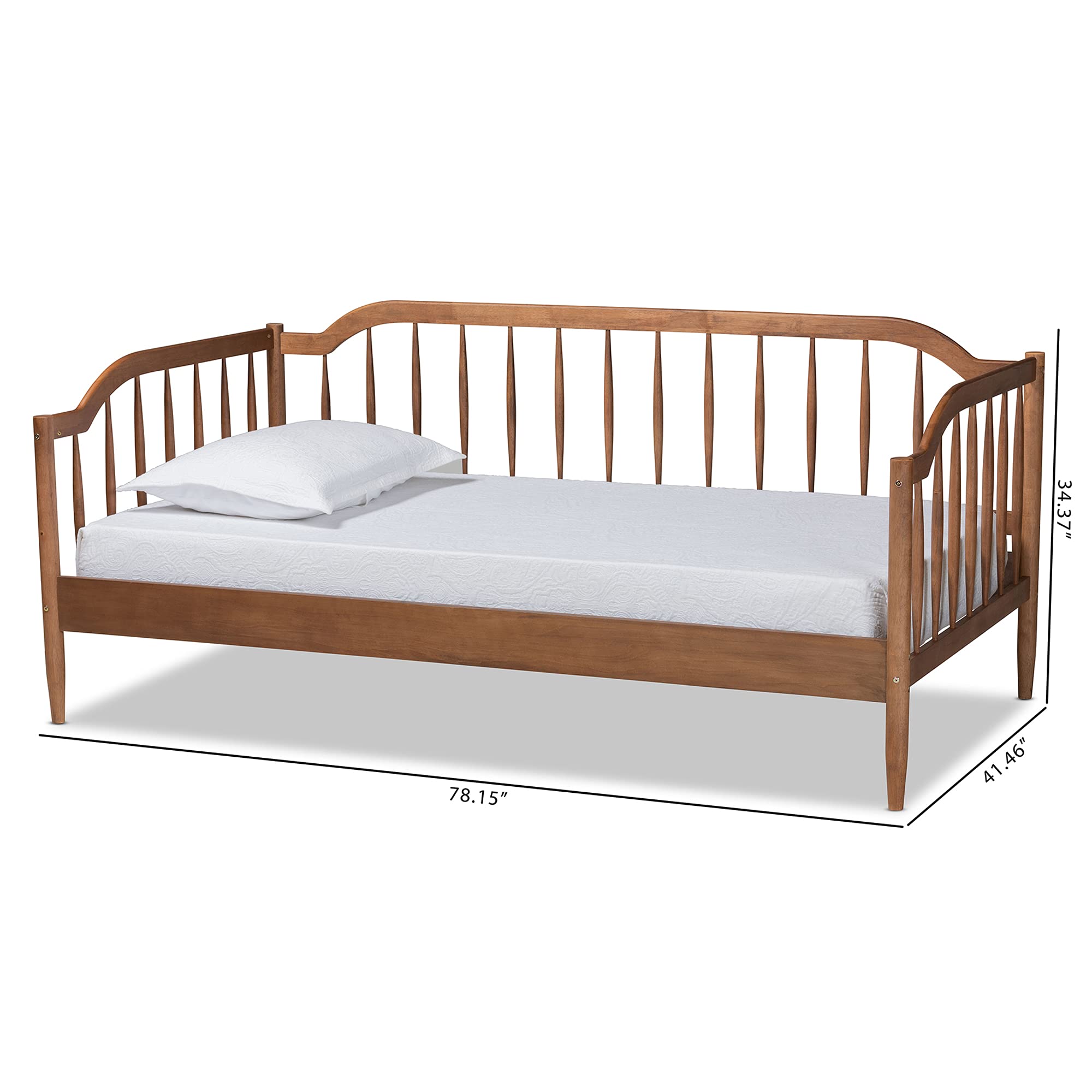 Mid-Century Modern Twin Spindle Daybed
