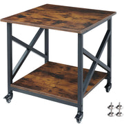 Fannova 23.6"x23.6" Large Printer Stand, 2 Tier Square Table for 3D Printer