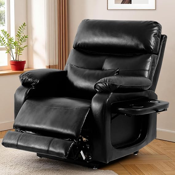 Beige Dual Motor Lift Recliner