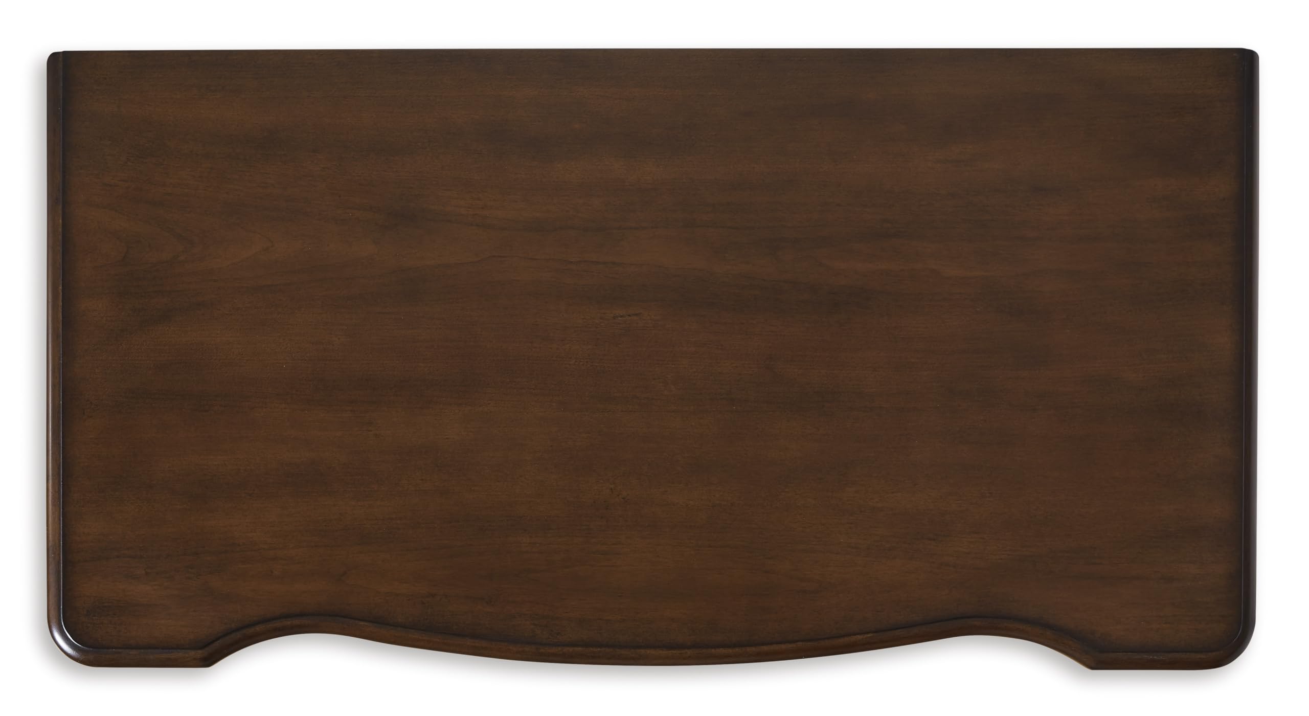 Signature Design by Ashley Lavinton Traditional Chest with 5 Smooth-Gliding Drawers, Metal Drawer Pulls, Wood, Cherry Brown Finish, 35.38' W x 17.88' D x 51' H