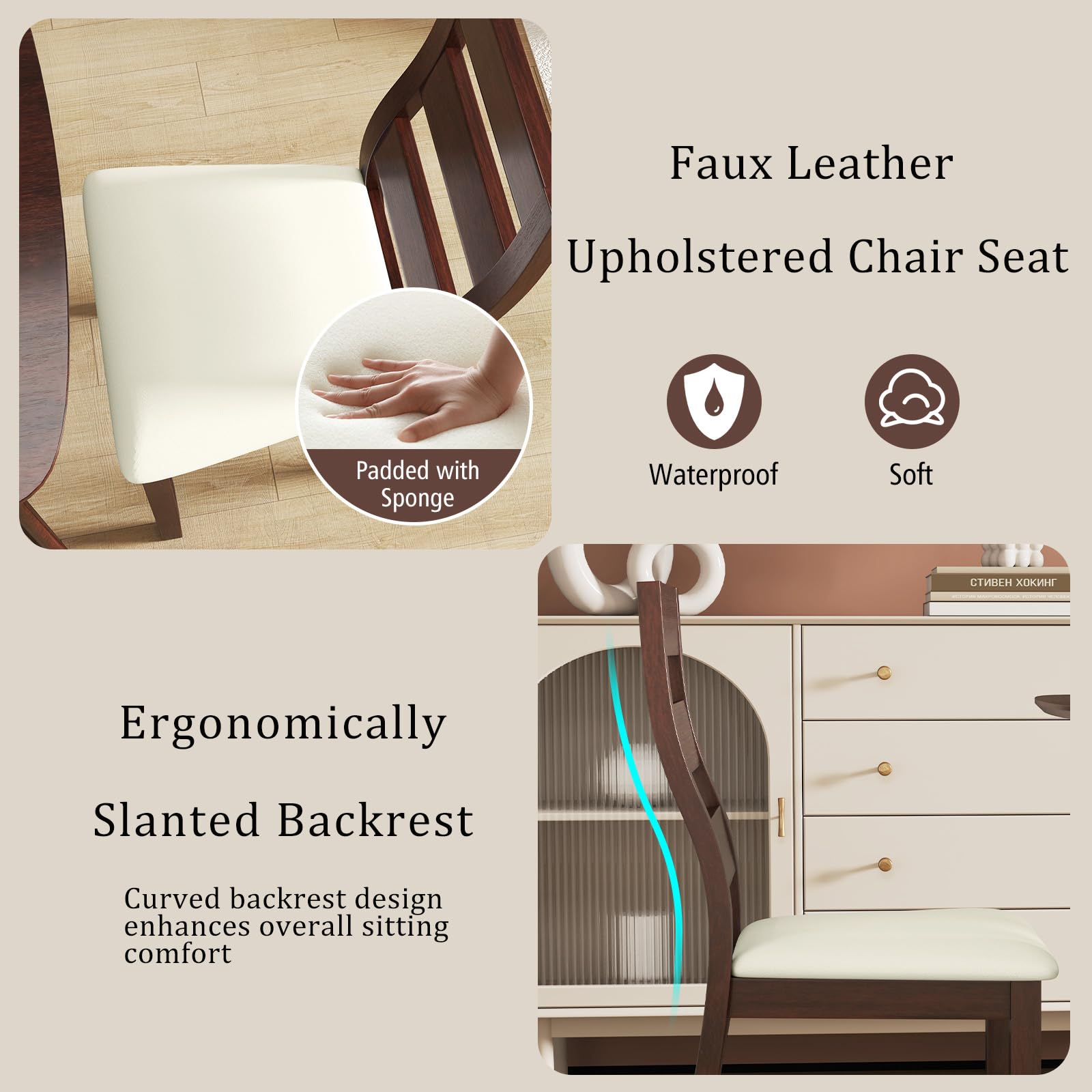 3-Piece Small Dining Table Set for 2