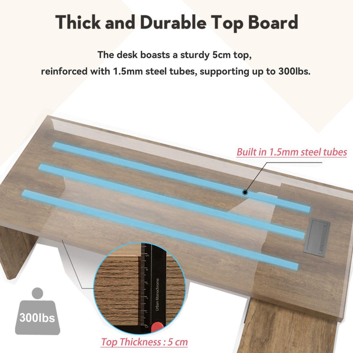 Retractable L-Shaped Executive Desk
