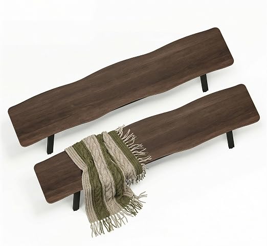 Farmhouse Dining Bench Set of 2 – 59" Long
