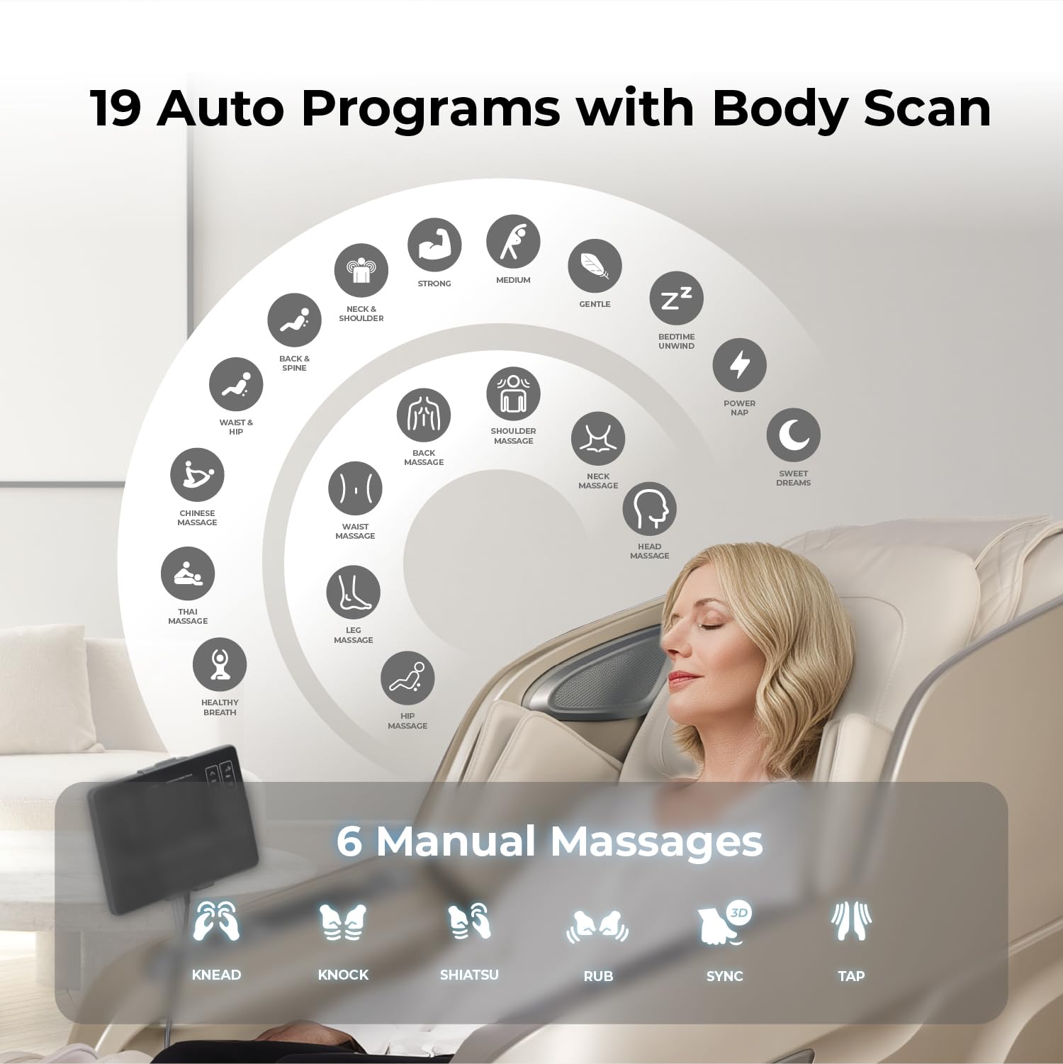 4D Full Body Massage Chair with Zero Gravity