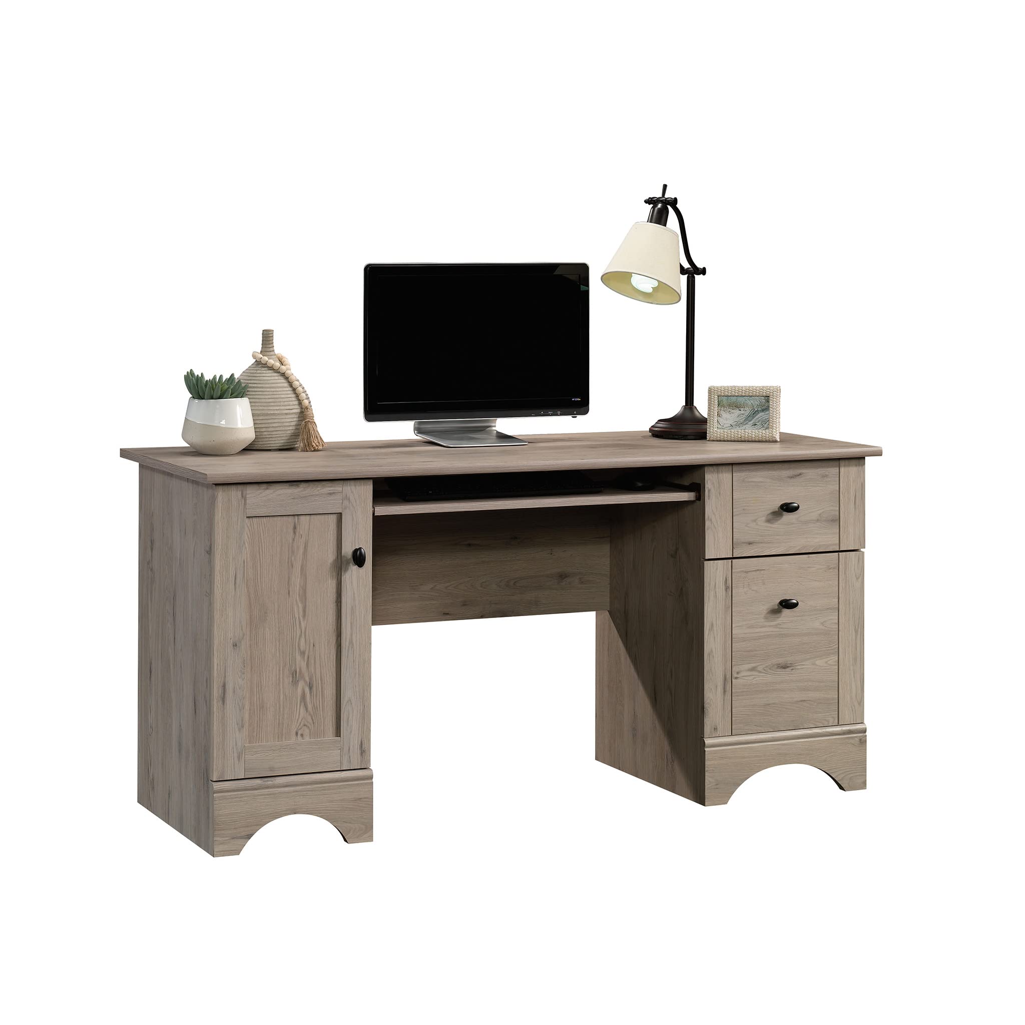 Sauder Miscellaneous Office Home Office Desk, Laurel Oak Finish