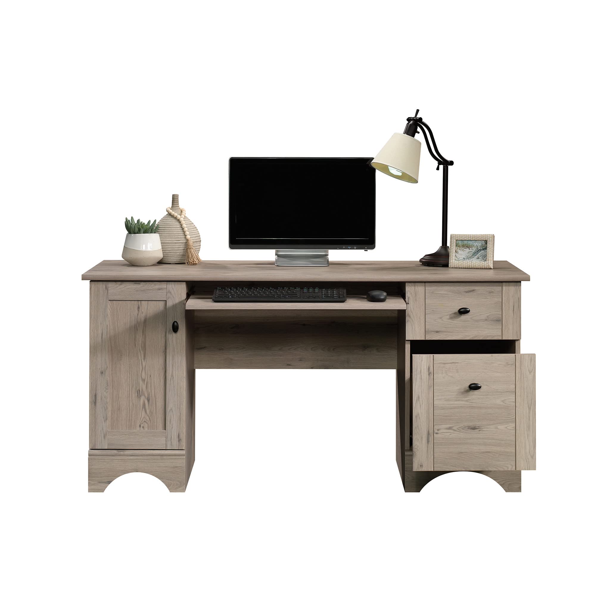 Sauder Miscellaneous Office Home Office Desk, Laurel Oak Finish
