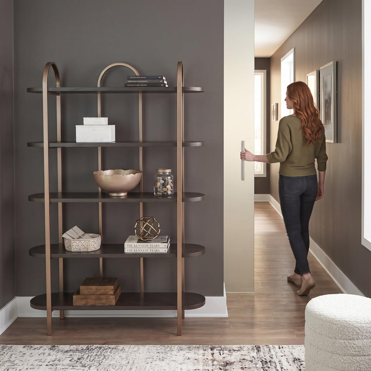 5-Shelf Etagere Bookcase