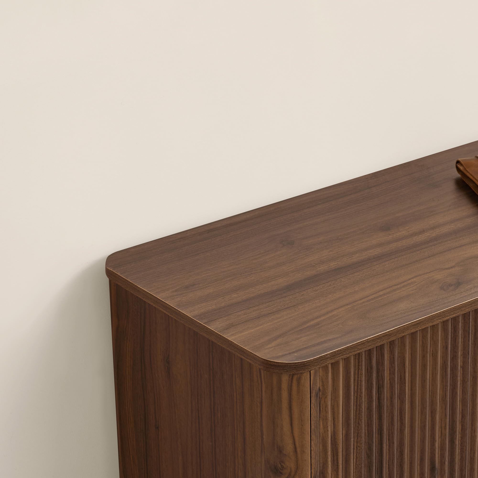 Mid-Century Modern TV Stand for 80" TVs with Storage