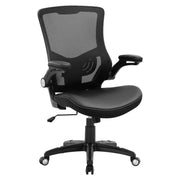 Ergonomic Office Chair with Lumbar Support & Flip-Up Arms