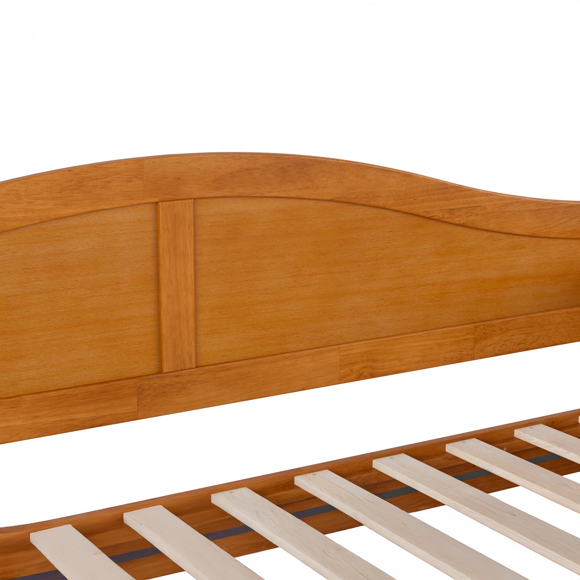 Acadia Twin Solid Wood Daybed Frame – Light Toffee
