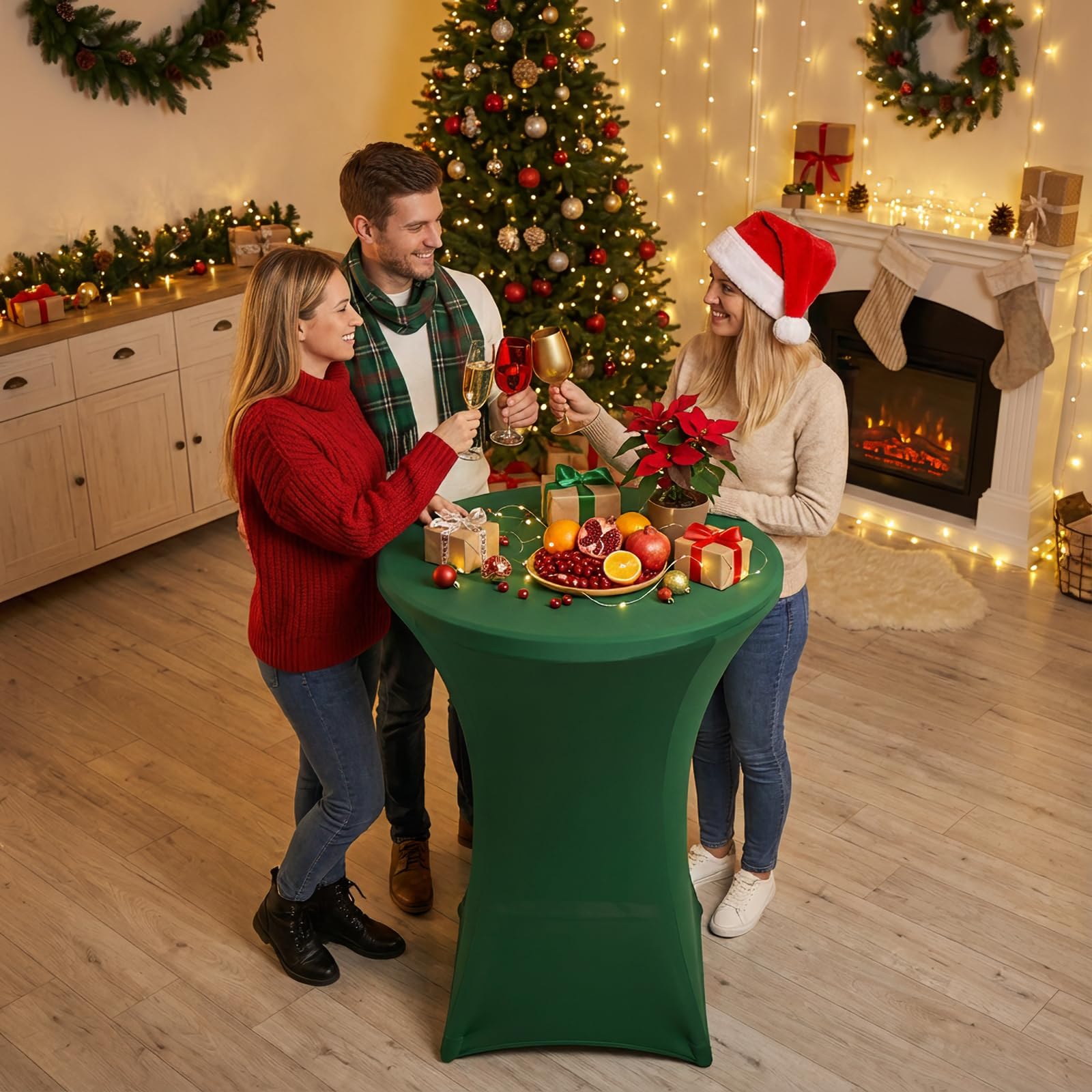 Folding Bar Height Bistro Table
